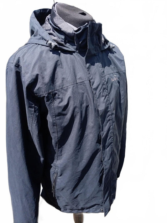 Peter Storm Waterproof Jacket Large Blue – 23" P2P – Outdoor Hiking Walking Coat