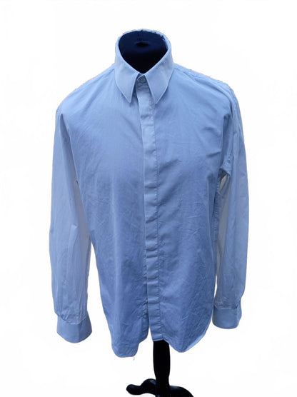 Thomas Pink Shirt – 17" Slim Fit – Pearl White – Jermyn Street – 2003