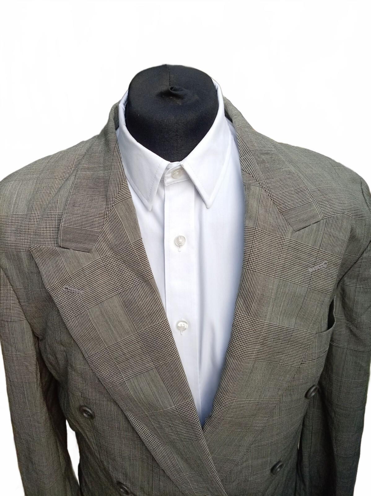 Vintage 80s Hugo Boss Al Capone Chicago Double Breasted Blazer UK 42R Jerome's