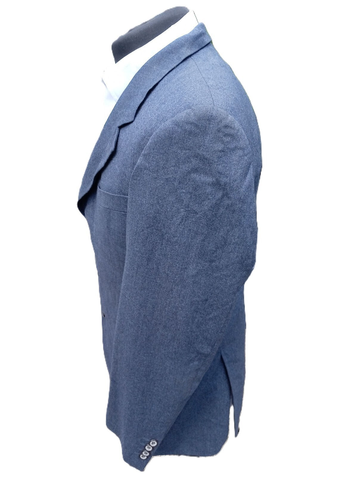 Vintage Hugo Boss Jacket 40R Blue Vitale Barberis Canonico Super 110s Wool