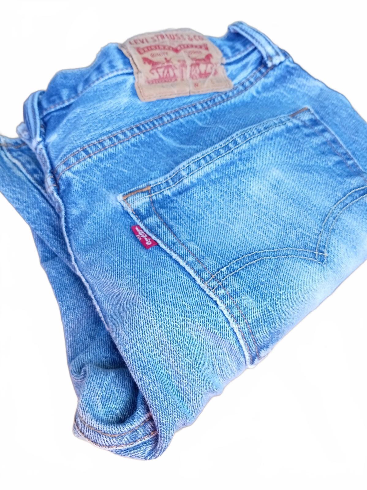 Levi’s 501 Men’s Jeans W31 L30 PC9 00501‑2331 – Straight Leg Blue Denim Patch
