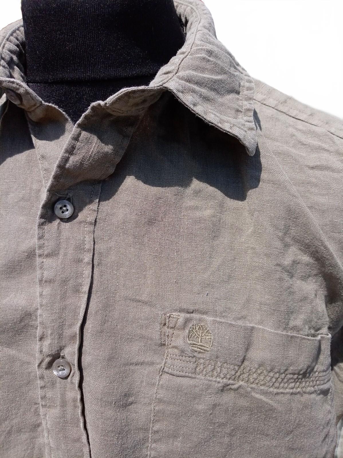 Timberland Earthkeepers Shirt – XL – Khaki – Regular Fit – 2000s