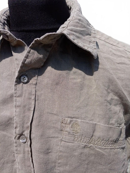 Timberland Earthkeepers Shirt – XL – Khaki – Regular Fit – 2000s