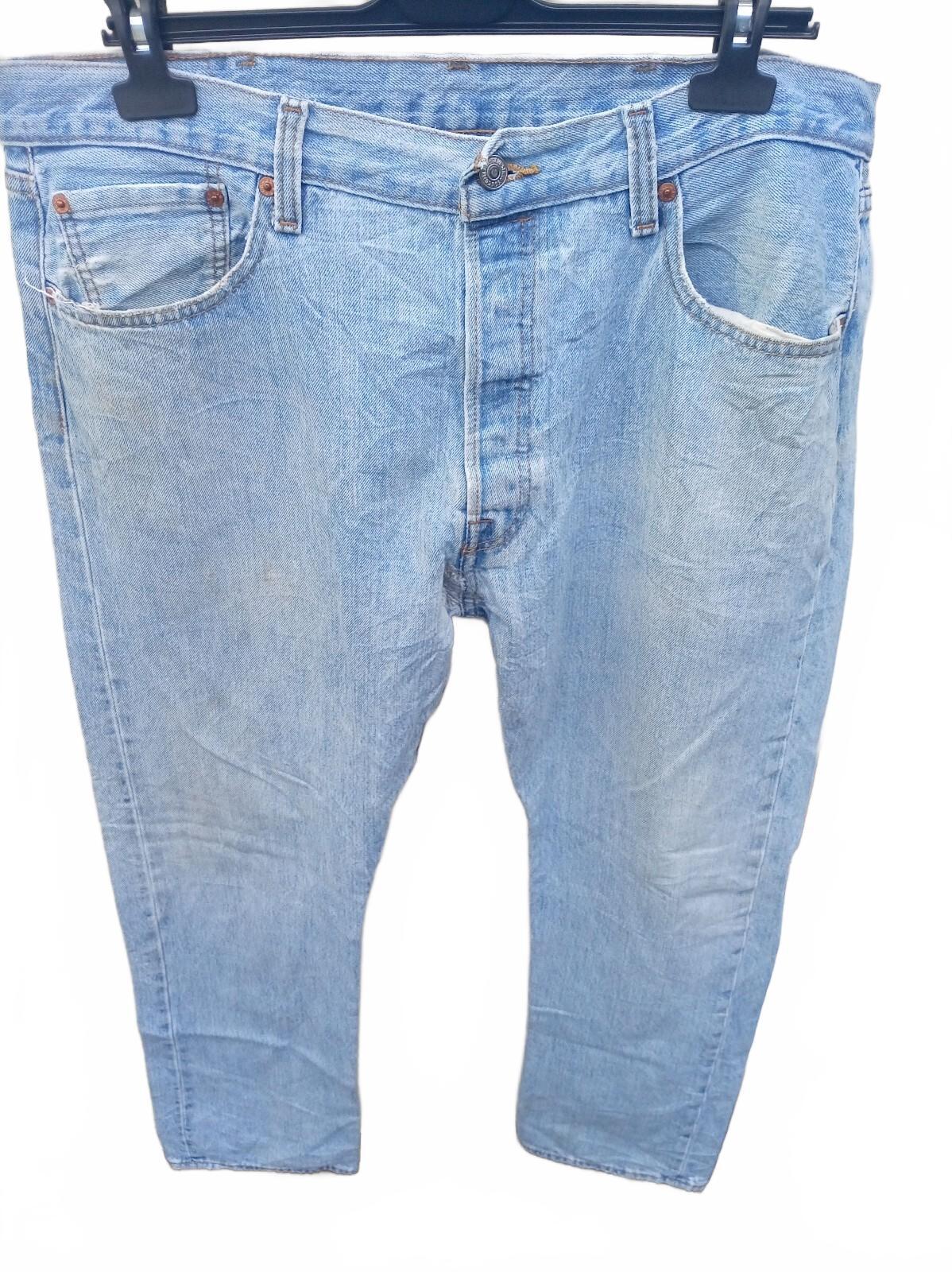 Levi's 501 Light Wash Denim Jeans W38 L32