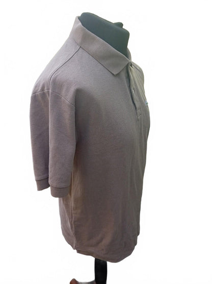 Beautiful Lacoste Light Brown Polo Shirt - Size 7, 2XL,  22" P2P - fits like XL