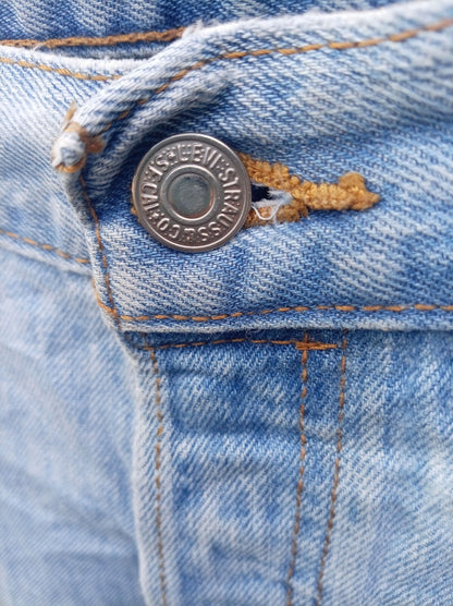 Levi's 501 Light Wash Denim Jeans W38 L32