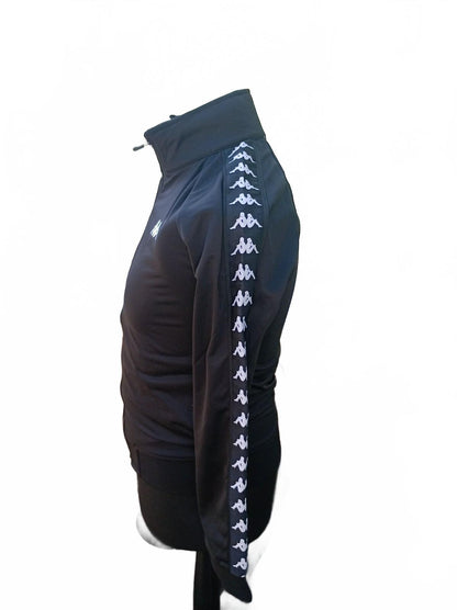 Kappa Banda Track Jacket  Black/White Size L Slim Fit (Fits M) – Omini Tape BNWT