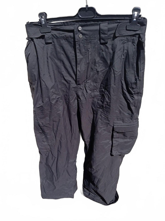 Helly Hansen Mens Ski Pants L Black Waterproof Insulated Salopettes Snowboard