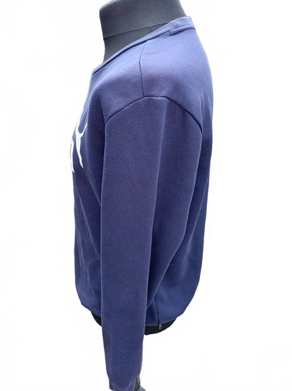 Puma Navy Blue Crewneck Sweatshirt in Medium