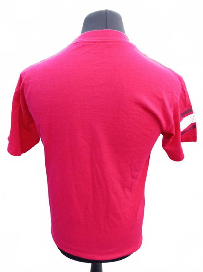 Famous Stars and Straps Graphic T-Shirt Men's M Red Y2K Skate Streetwear