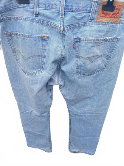 Levi's 501 Light Wash Denim Jeans W38 L32
