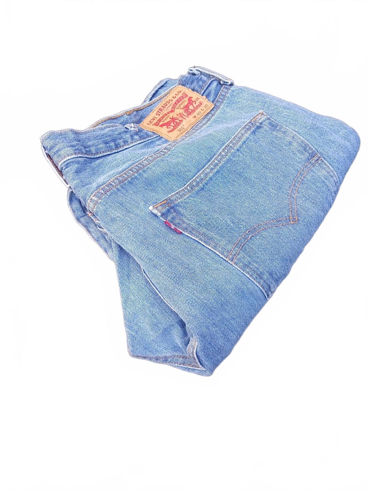 Levi's 501 Classic Blue Denim Jeans W40 L30