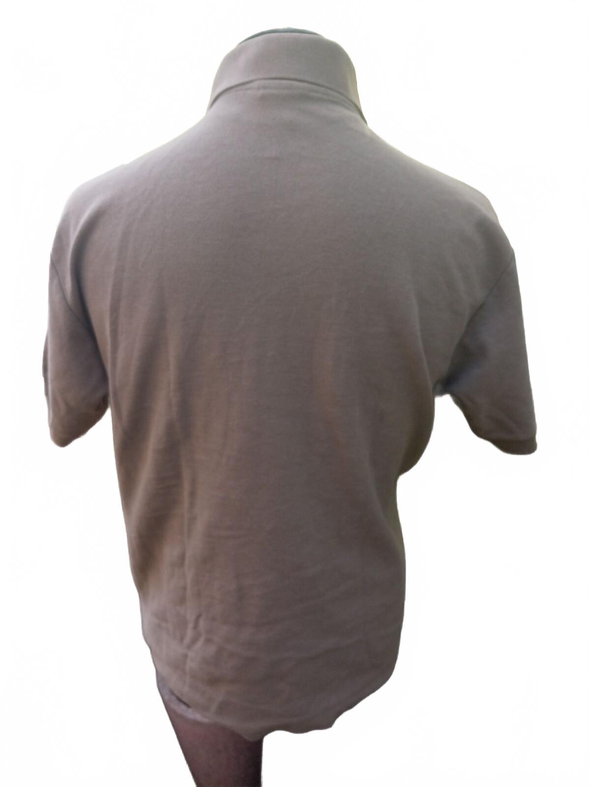 Beautiful Lacoste Light Brown Polo Shirt - Size 7, 2XL,  22" P2P - fits like XL