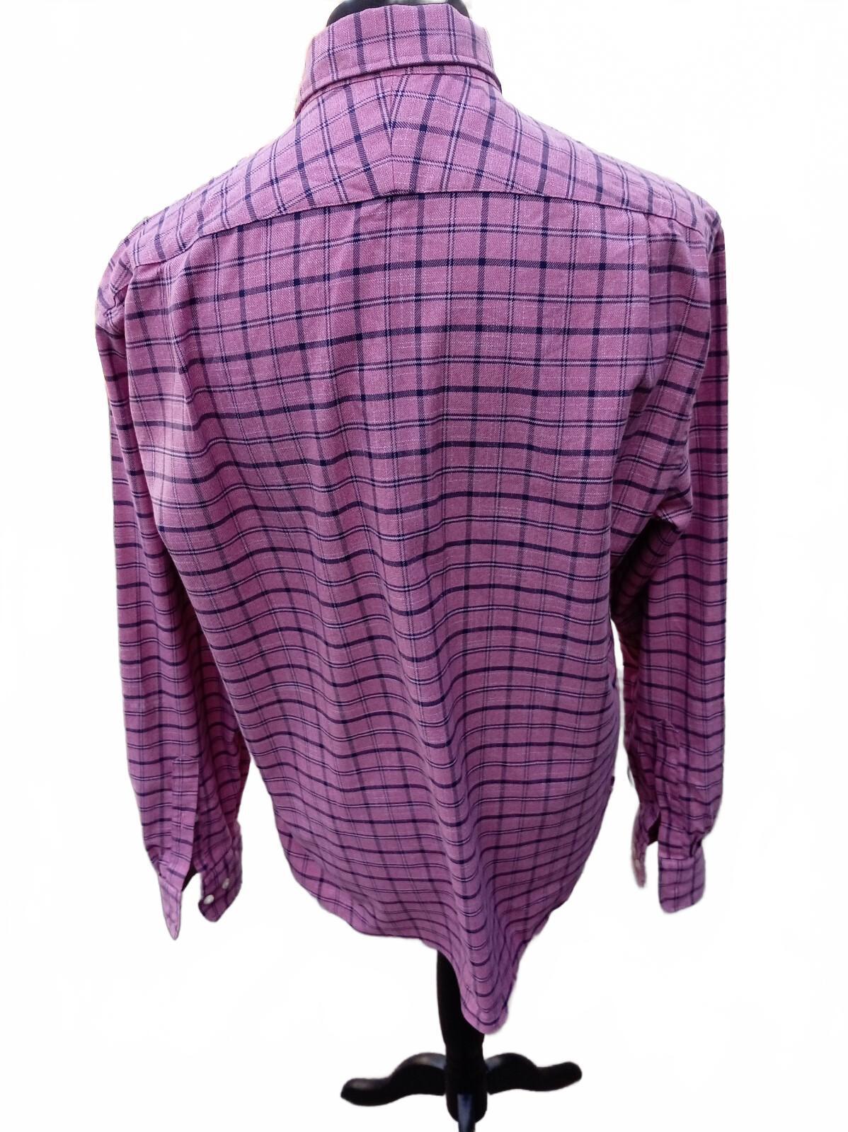 Charles Tyrwhitt Shirt – XL – Slim Fit – Non‑Iron – Pink/Navy Check