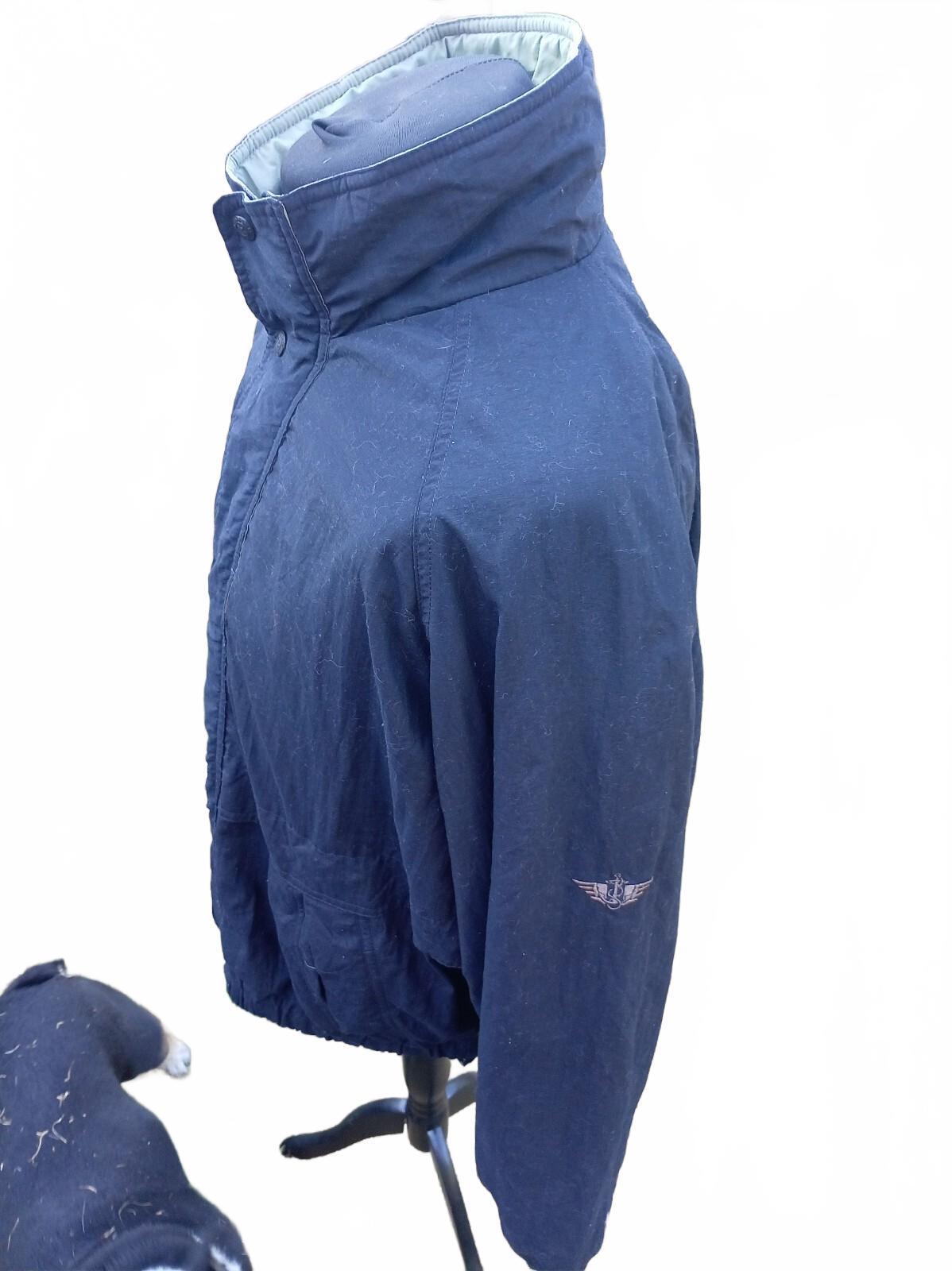 Vintage Dockers Golf Jacket Mens M Navy Blue Oversized 90s Windbreaker 24 P2P