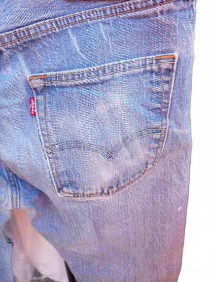 Levi’s 501 Men’s Jeans W31 L30 PC9 00501‑2331 – Straight Leg Blue Denim Patch