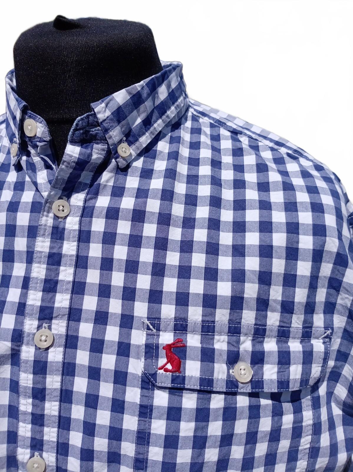 Joules Shirt – XL – Slim Fit – Blue/White Gingham – Superior Shirting
