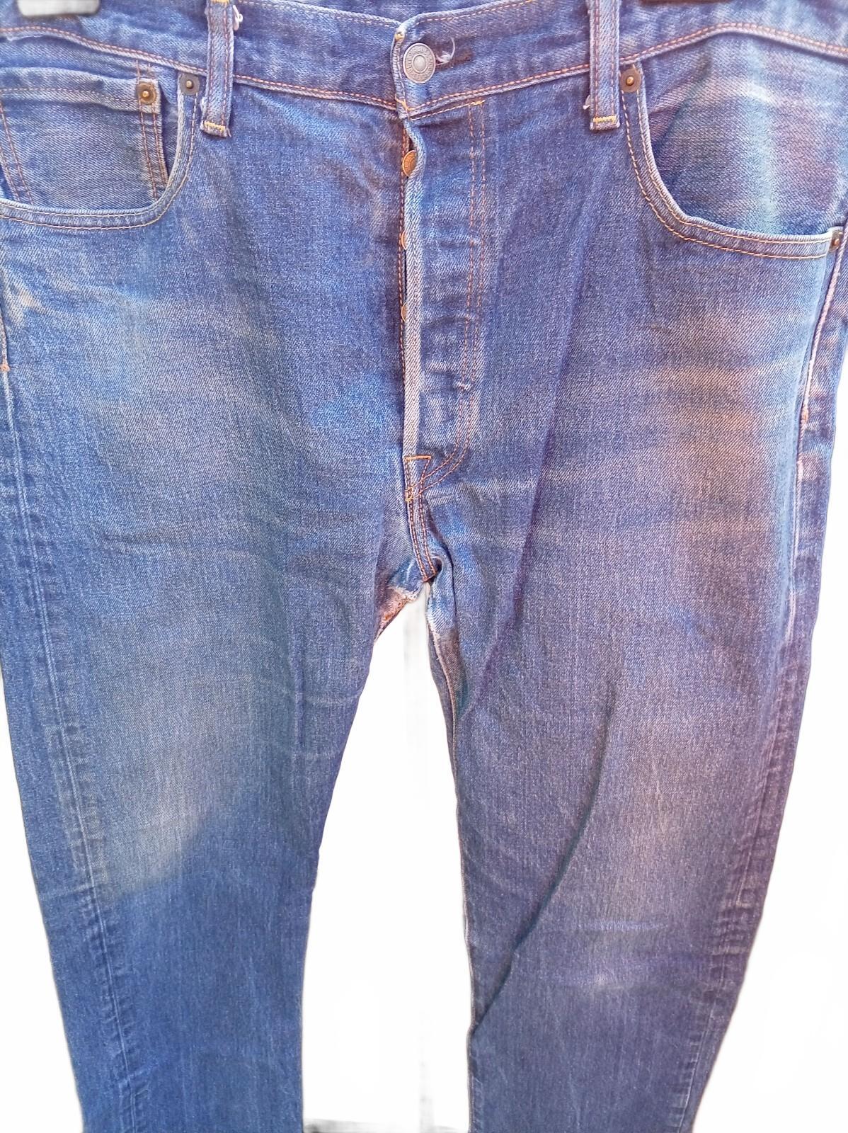 Levi's Classic Blue Denim Jeans - W36 L34 - Vintage Look