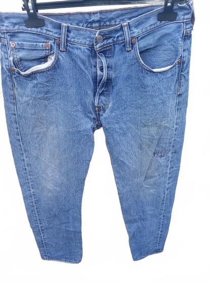 Levi's Classic Blue Denim Jeans - W34 L32