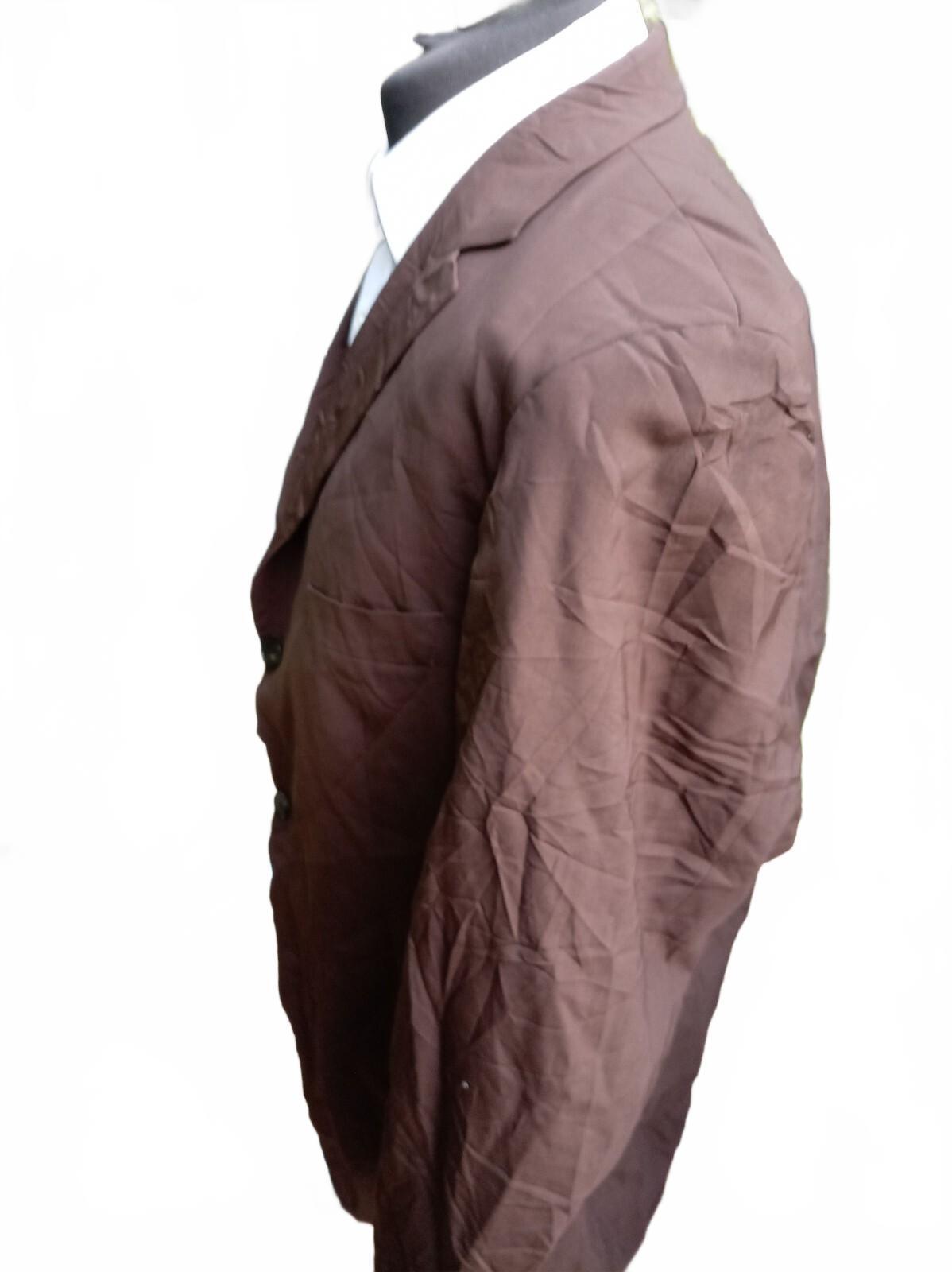 Beautiful Brown Vintage Hugo Boss Rossellini Movie U Blazer – 48R – Made in USA