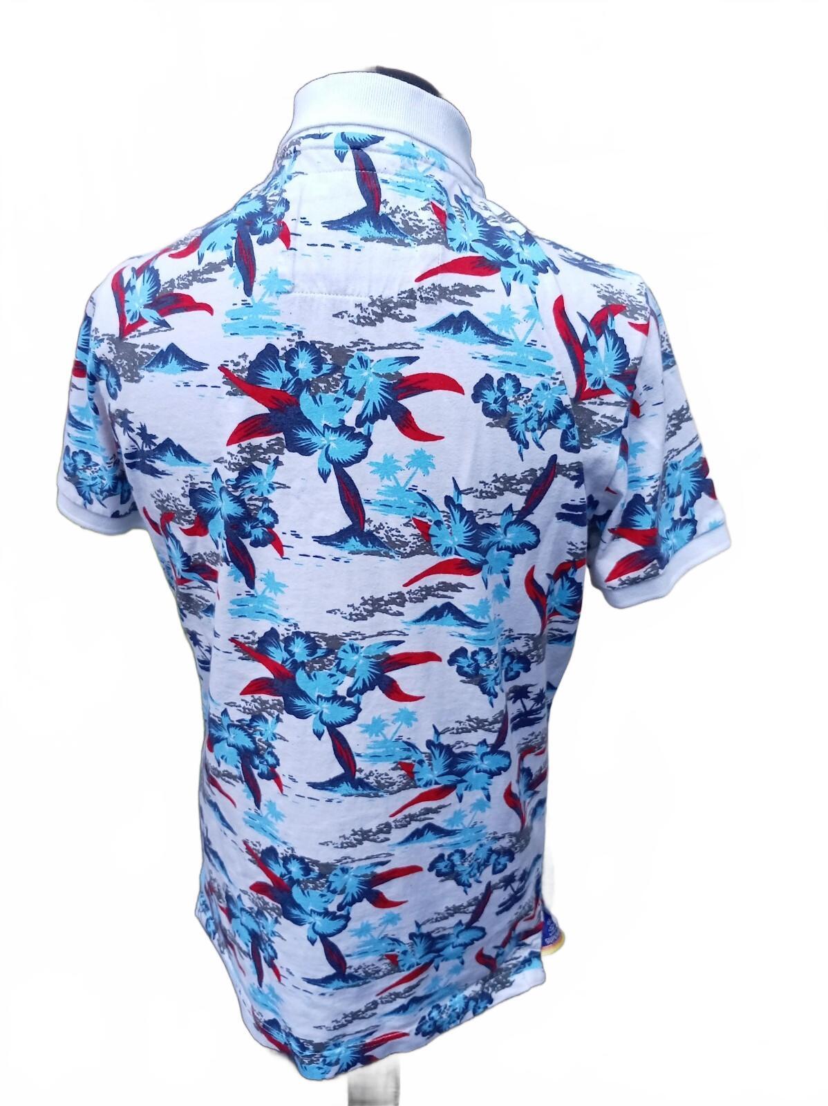 Superdry Super Sunrise Polo Shirt XL - 22" Pit to Pit