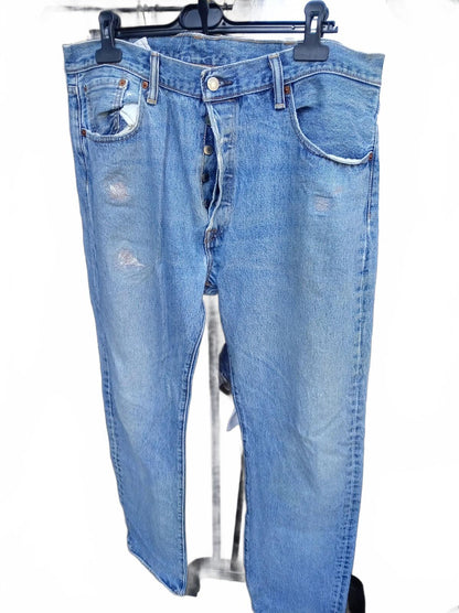 Levi's Light Blue Denim Jeans - W38 L34