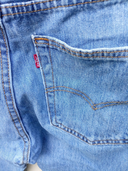 Levi's 501 Light Blue Denim Jeans W31 L32 Beautiful Condition