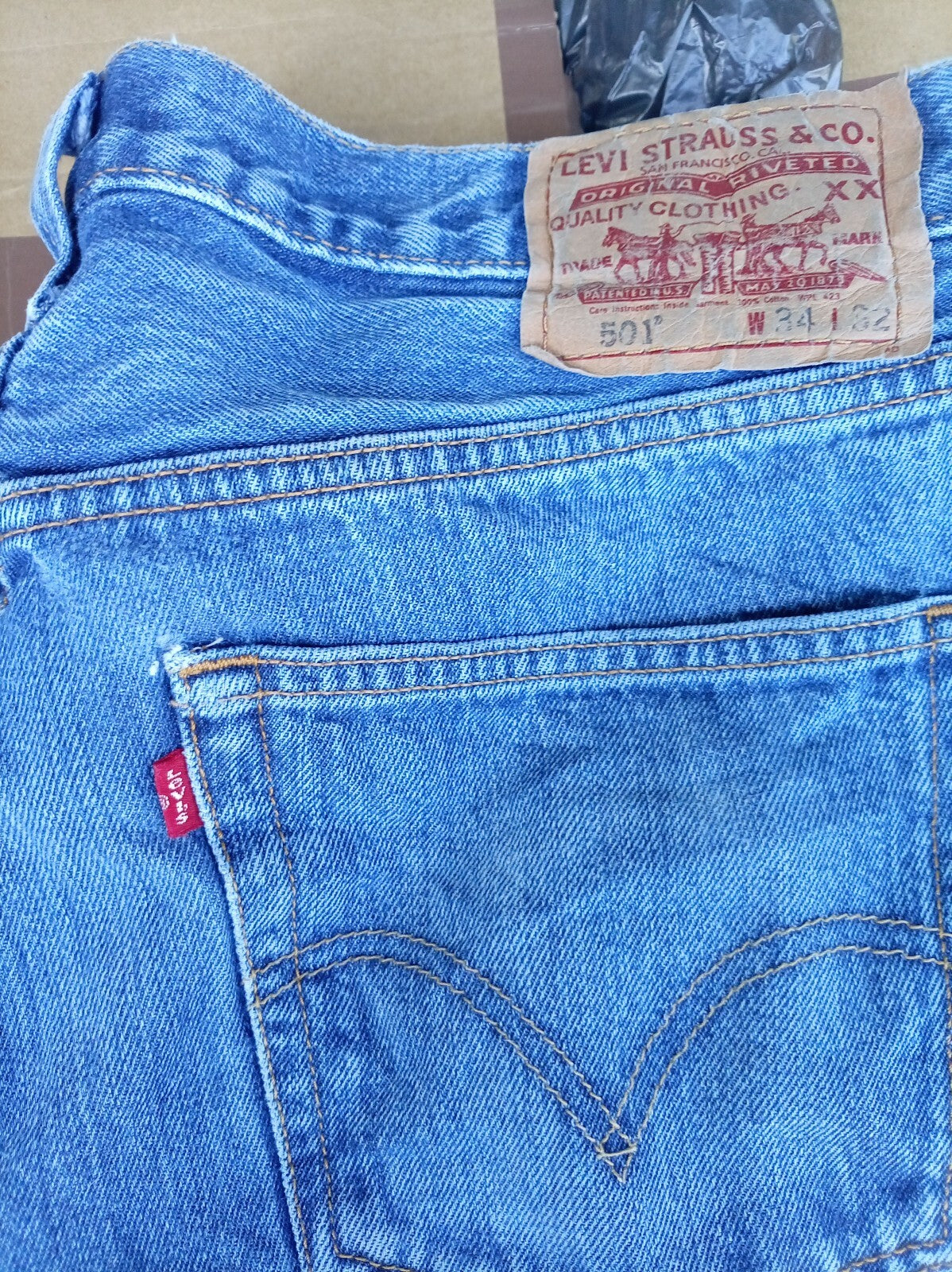 Levi's Classic Blue Denim Jeans W34 L32