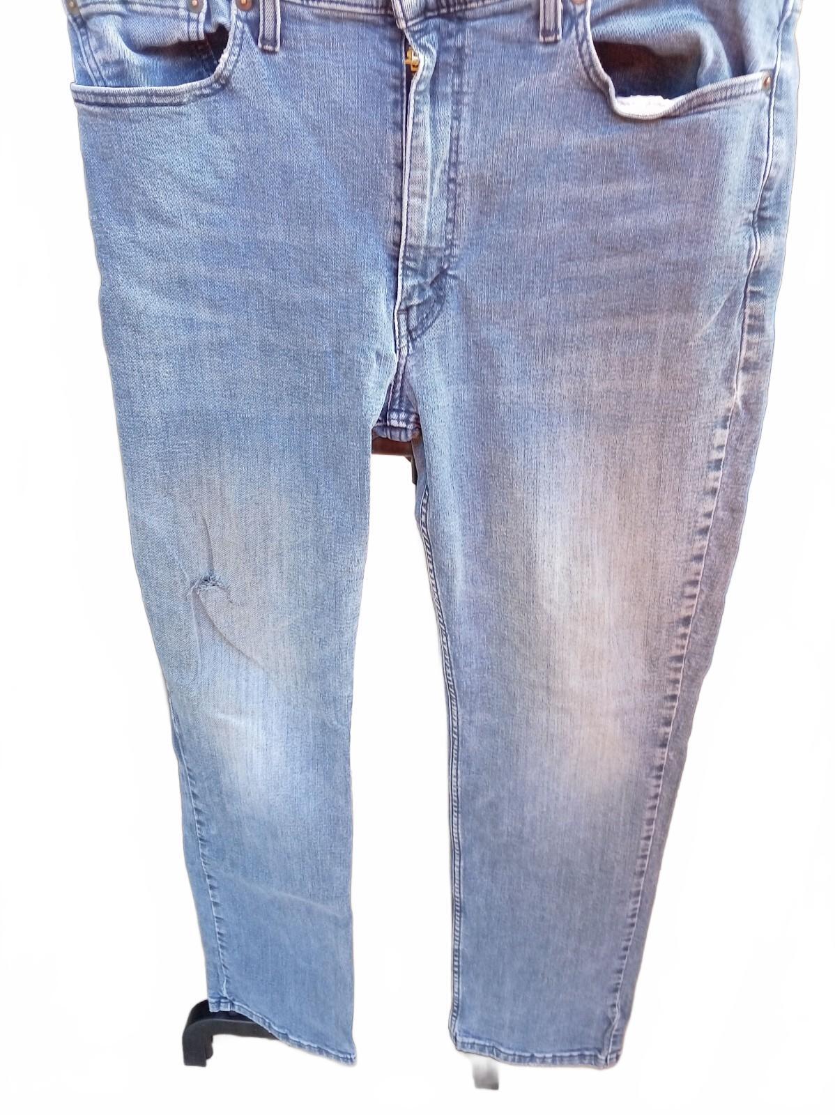 Levi’s 514 Straight Jeans W38 L32 – Blue/Grey Denim – Men’s – Classic Fit