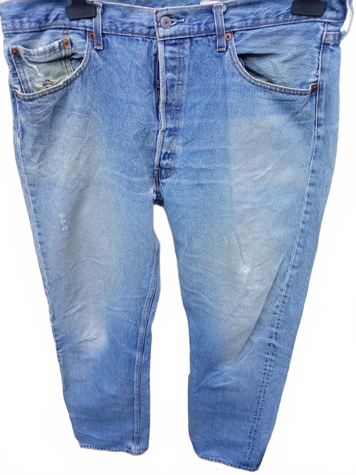 Levi’s 501 Men’s Jeans – 501‑0115 – Early 2000s –  W38 L36 – Vintage Stonewash