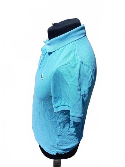 Lacoste Slim Fit Light Blue Polo Shirt US M FR 4 Beautiful Colour