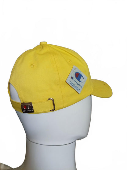 Champion Yellow Embroidered Logo Baseball Cap - New Mint