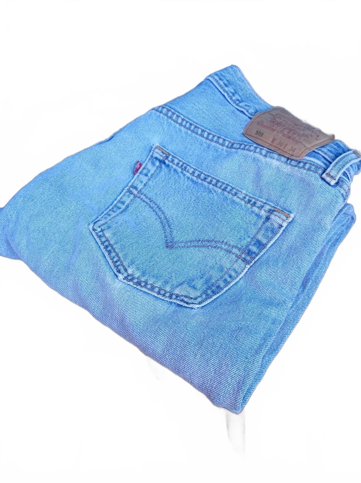 Levis 501s - Button-Fly Denim Jeans - W36 L34