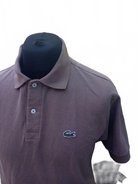 Beautiful Lacoste Light Brown Polo Shirt - Size 7, 2XL,  22" P2P - fits like XL