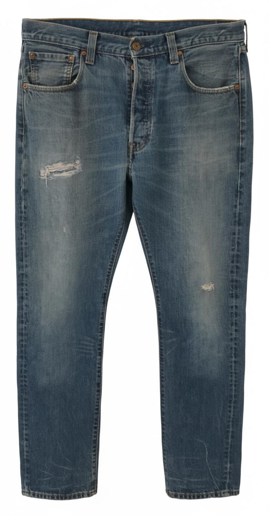 Levi's Vintage Look Blue Denim Jeans - Made 2009 - W34 L32