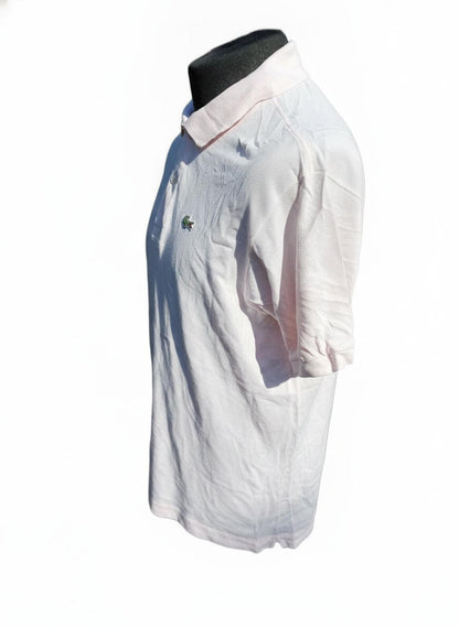 Lacoste Light Pink Short Sleeve Polo Shirt - 6 meaning XL