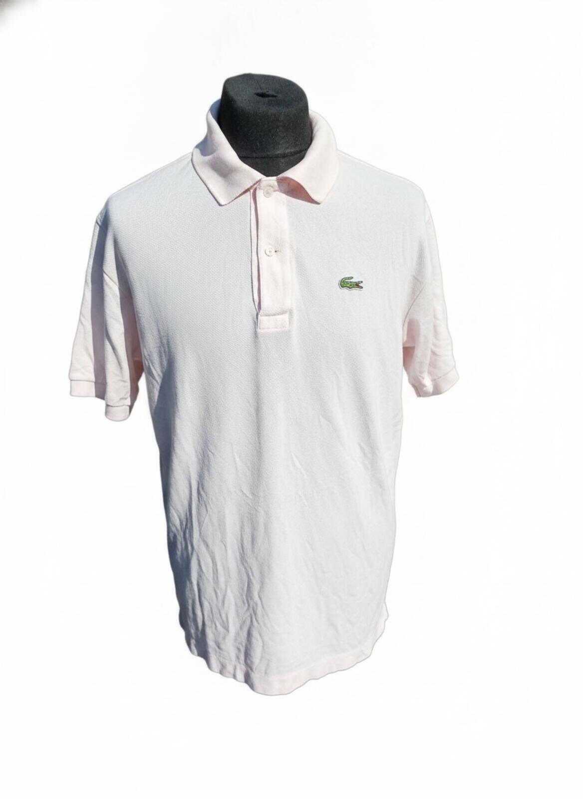 Lacoste Light Pink Short Sleeve Polo Shirt - 6 meaning XL