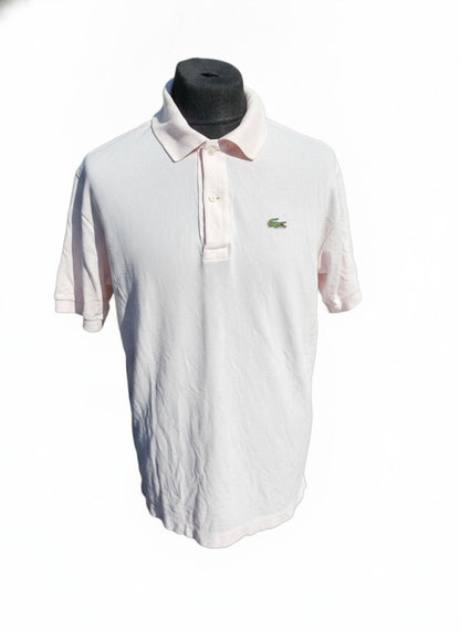 Lacoste Light Pink Short Sleeve Polo Shirt - 6 meaning XL