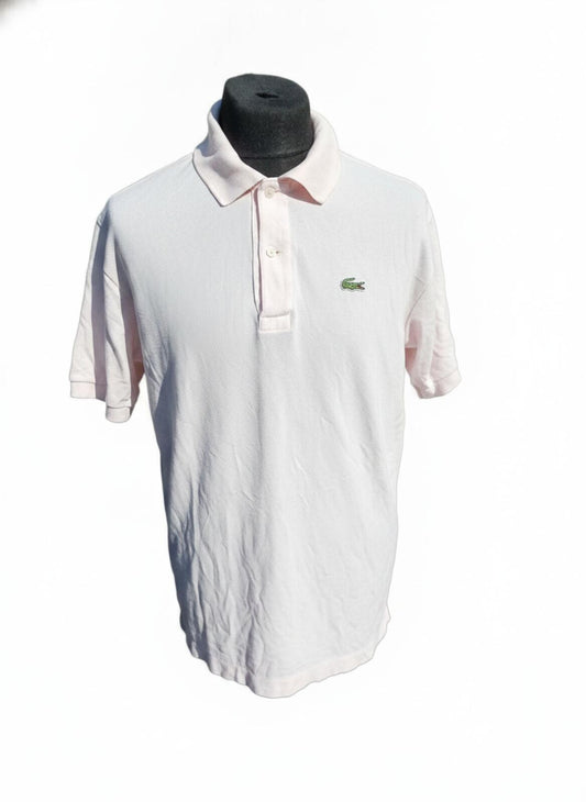 Lacoste Light Pink Short Sleeve Polo Shirt - 6 meaning XL