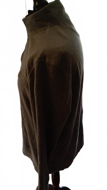 Chaps Quarter‑Zip Pullover – Grey – Size Large