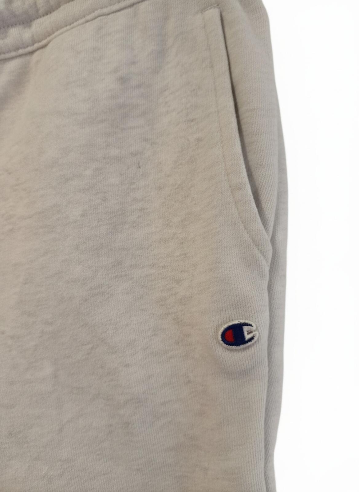 Champion Grey Script Logo Varsity Cuffed Joggers Men's Size XL