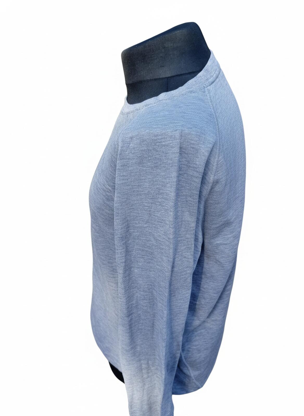 Adidas Mens Jumper Size M Heather Grey Crew Neck Sweatshirt Core Logo Active