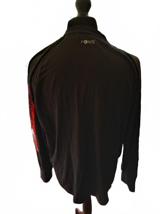 Carhartt FORCE Lightweight Long‑Sleeve Work Shirt – Black – Regular XL
