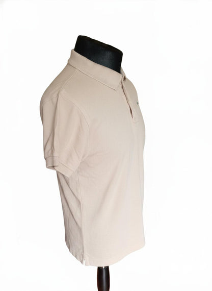 Lacoste Beige Short Sleeve Polo Shirt - Size 6 XL