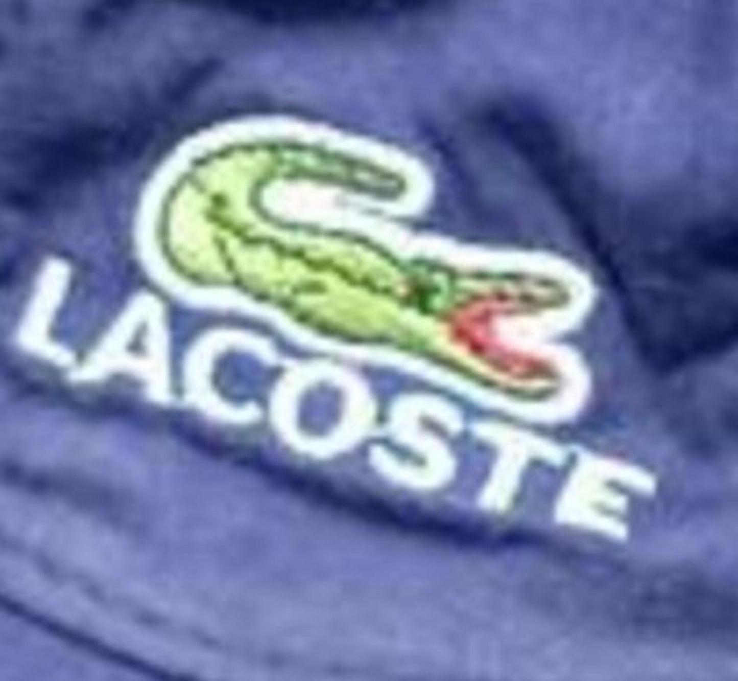 Lacoste Navy Blue Baseball Cap with Embroidered Crocodile Logo