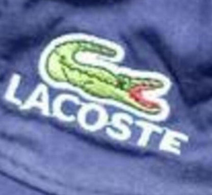 Lacoste Navy Blue Baseball Cap with Embroidered Crocodile Logo