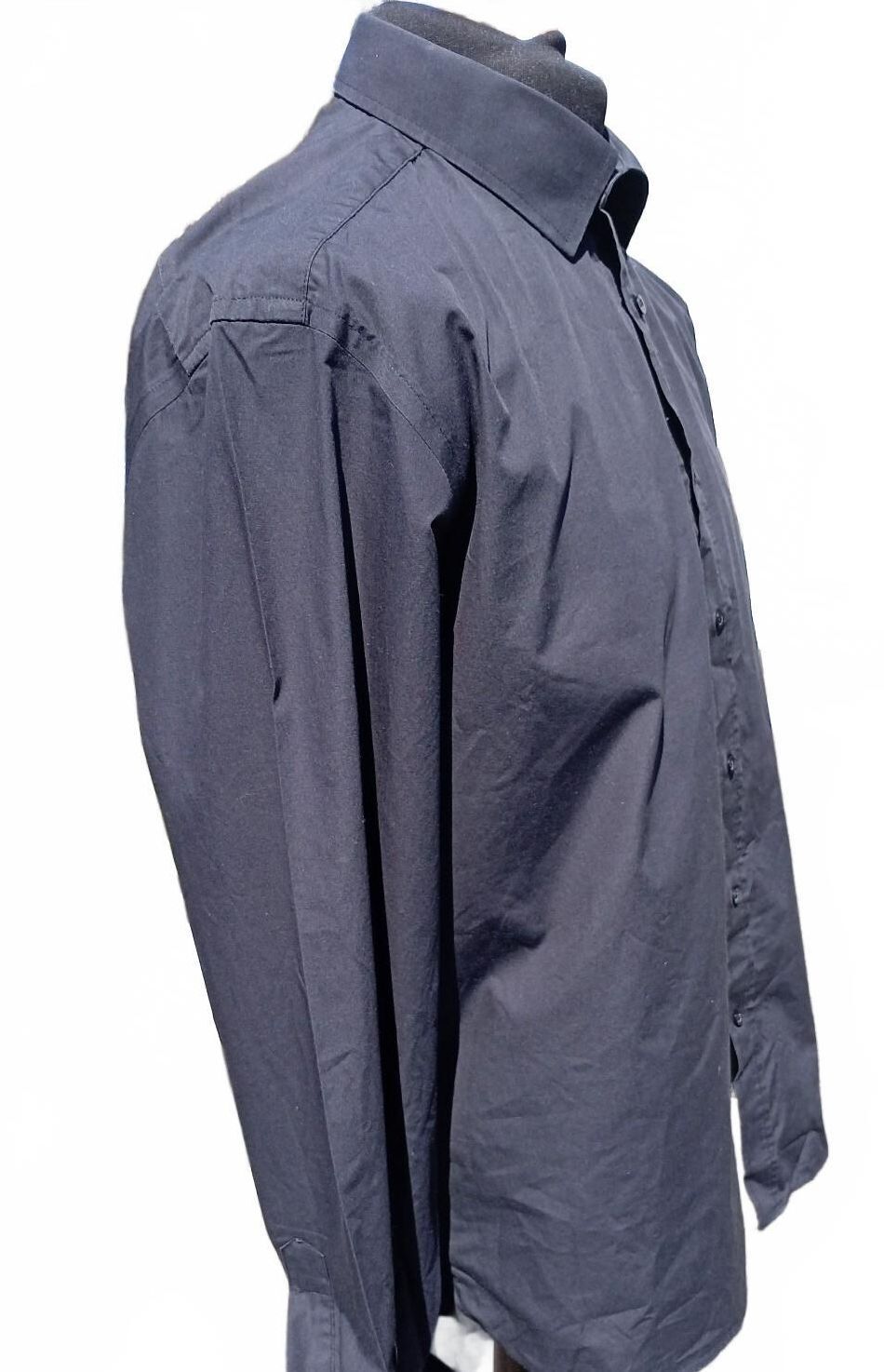 Moss Esq. Black Shirt – 17.5" Neck – Regular Fit – XXL – Worn Once