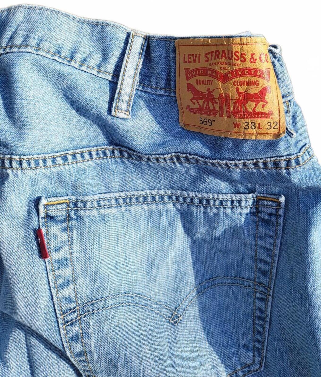 Men's Levi's 569 Loose Straight Denim Jeans - Size W38 L32