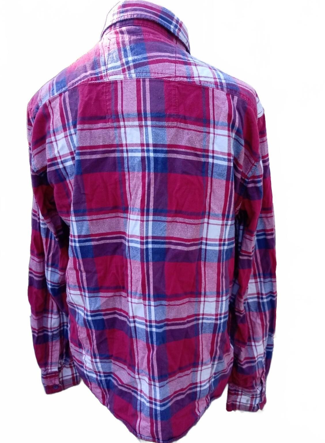 Brandit XL Shirt – Regular Fit – Red/Blue/White Check – Casual Workwear
