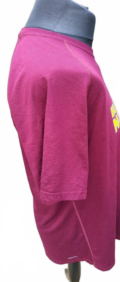 Adidas Bloomington North Track & Field Burgundy T-Shirt - XL